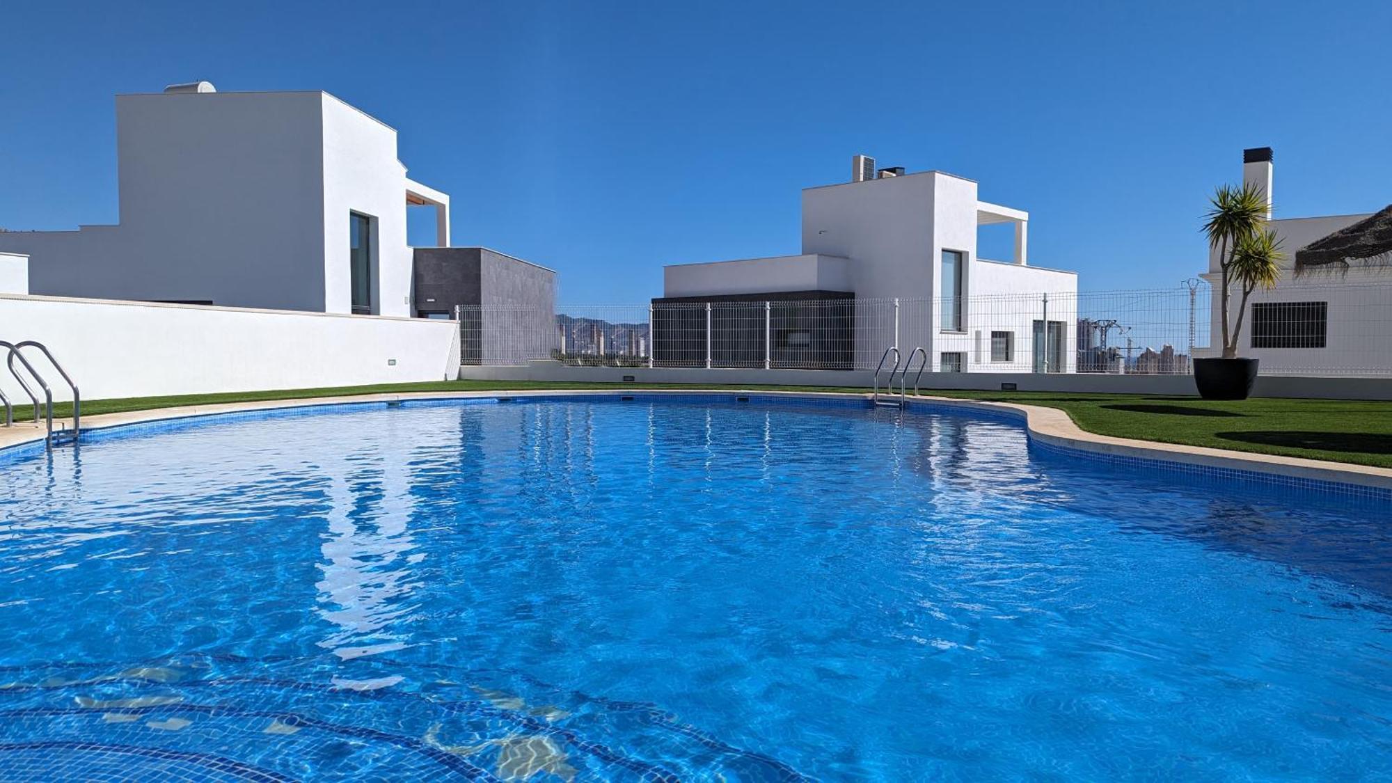 Вилла Panoramic Luxury Sea View House Финестрат Экстерьер фото